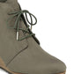 Dr. Scholl's Women's Conquer Lace Up Ankle Boots Gray Size 11 M