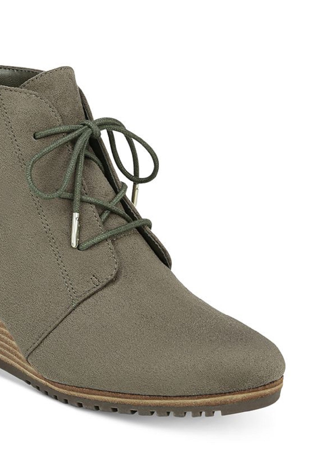 Dr. Scholl's Women's Conquer Lace Up Ankle Boots Gray Size 11 M