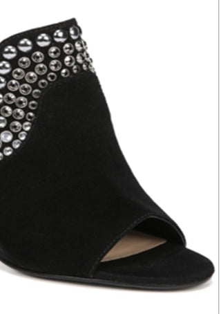 Fergie Women's Lillie Block Heel Mule Black Size 9 M