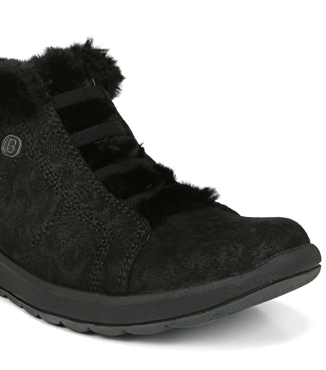 Bzees Women's Golden Bootie Black Size 8 M