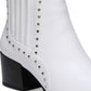 Sam Edelman Women's Jenna Booties White Size 7 M