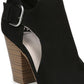 Fergalicious Women's Palmer Cut Out Bootie Black Size 7 M