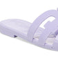 Sam Edelman Women's Bay Jelly Slip On Flat Pool Slides Purple Size 9 M