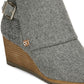 Dr. Scholl's Women's Create Wedge Booties Gray Size 6 M