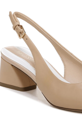 Franco Sarto Women's Racer Slingback Pointed Toe Pump Brown Size 6.5 M