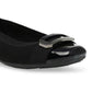 Anne Klein Women's Uplift Flat Black Size 7.5 M
