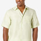 Cubavera Men's Linen Short Sleeve Shirt Green Size XX-Large