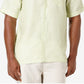 Cubavera Men's Linen Short Sleeve Shirt Green Size XX-Large