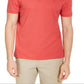 Calvin Klein Men's Liquid Touch Solid Polo Shirt Red Size Small