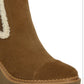 Sam Edelman Women's Reagan Waterproof Wedge Boot Brown Size 5.5 M