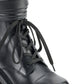 DKNY Women's Basia Combat Boot Black Size 9M