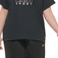 DKNY Women's Cotton Embellished Logo T Shirt Black Size 3X