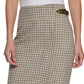 DKNY Women's Plaid Pencil Skirt Green