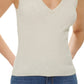 DKNY Women's Polo Tank Sweater Brown Size X-Large