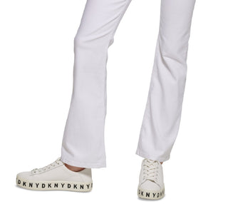 DKNY Women's Boerum High Rise Flare Leg Jeans White Size 31