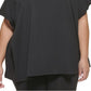 DKNY Women's Pride Logo T-Shirt Black Size 2X