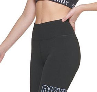 DKNY Women's High Waist Bike Shorts Black