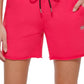DKNY Women's Metallic Logo Shorts Pink Size Small