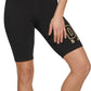 DKNY Women's High Waist Bike Shorts Black Size Large