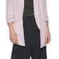 DKNY Women's Scrunch Sleeve Oversize Blazer Pink Size X-Large