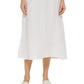 DKNY Women's V Neck Front Tie Maxi Dress Cover Up Swimsuit White Size Large