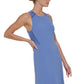 DKNY Women's Cross Back Gown Blue Size 2