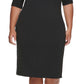 DKNY Women's Bodycon Dress Black Size 1X