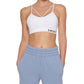 DKNY Women's High Waisted Joggers Blue Size Large