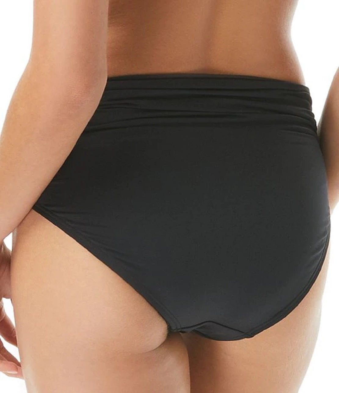 Vince Camuto Women's High Waisted Bikini Bottoms Swimsuit Black