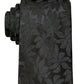 Calvin Klein Men's Slim Botanical Sateen Tie Black Size Regular
