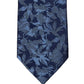 Michael Kors Men's Classic Tonal Botanical Tie Blue Size Regular