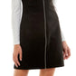 Planet Gold Junior's Mock Neck Top & Dress Set Black Size X-Large