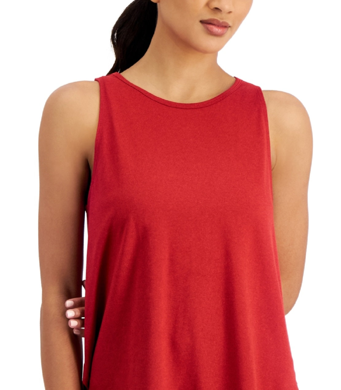ID Ideology Women's Essentials Sweat Set Tank Top Red Size Small