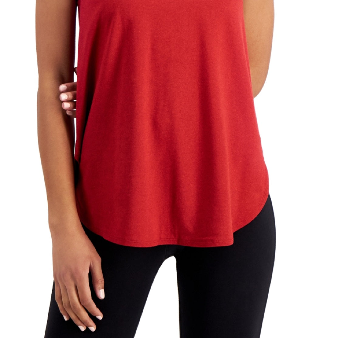ID Ideology Women's Essentials Sweat Set Tank Top Red Size Small