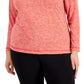 ID Ideology Women's Quarter Zip Top Red