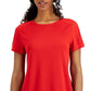 ID Ideology Women's Mesh T Shirt Red Size Large