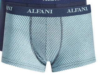 Alfani Men's 5 Pk Solid & Stripe Trunks Blue Size Small