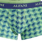 Alfani Men's 5 Pk Chevron & Solid Trunks Green Size Small