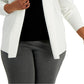 Alfani Women's Open Front Cardigan White Size 0X