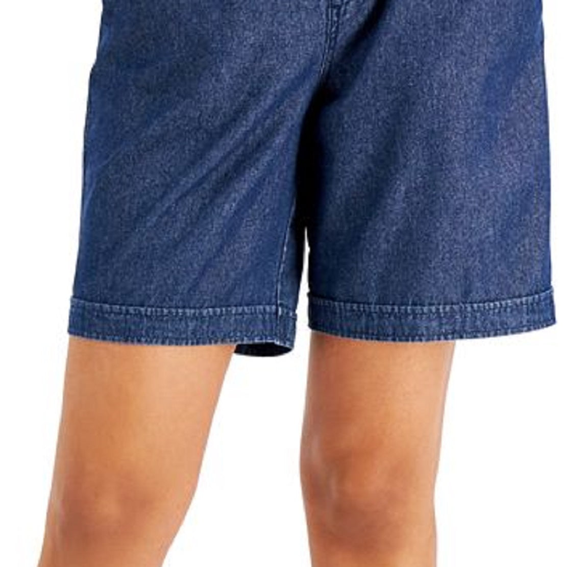 Karen Scott Women's Cotton Gemma Shorts Blue Size Petite X-Large