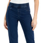 Karen Scott Women's Chambray Pull On Jeans Blue Size Large