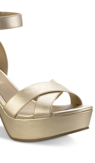 Sun + Stone Women's Lillah Dress Sandals Yellow Size 7.5