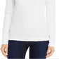 Three Dots Women's Cotton Turtleneck Sweater White Size X-Large