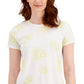 Style & Co Women's Floral Cotton T-Shirt White Size XX-Large