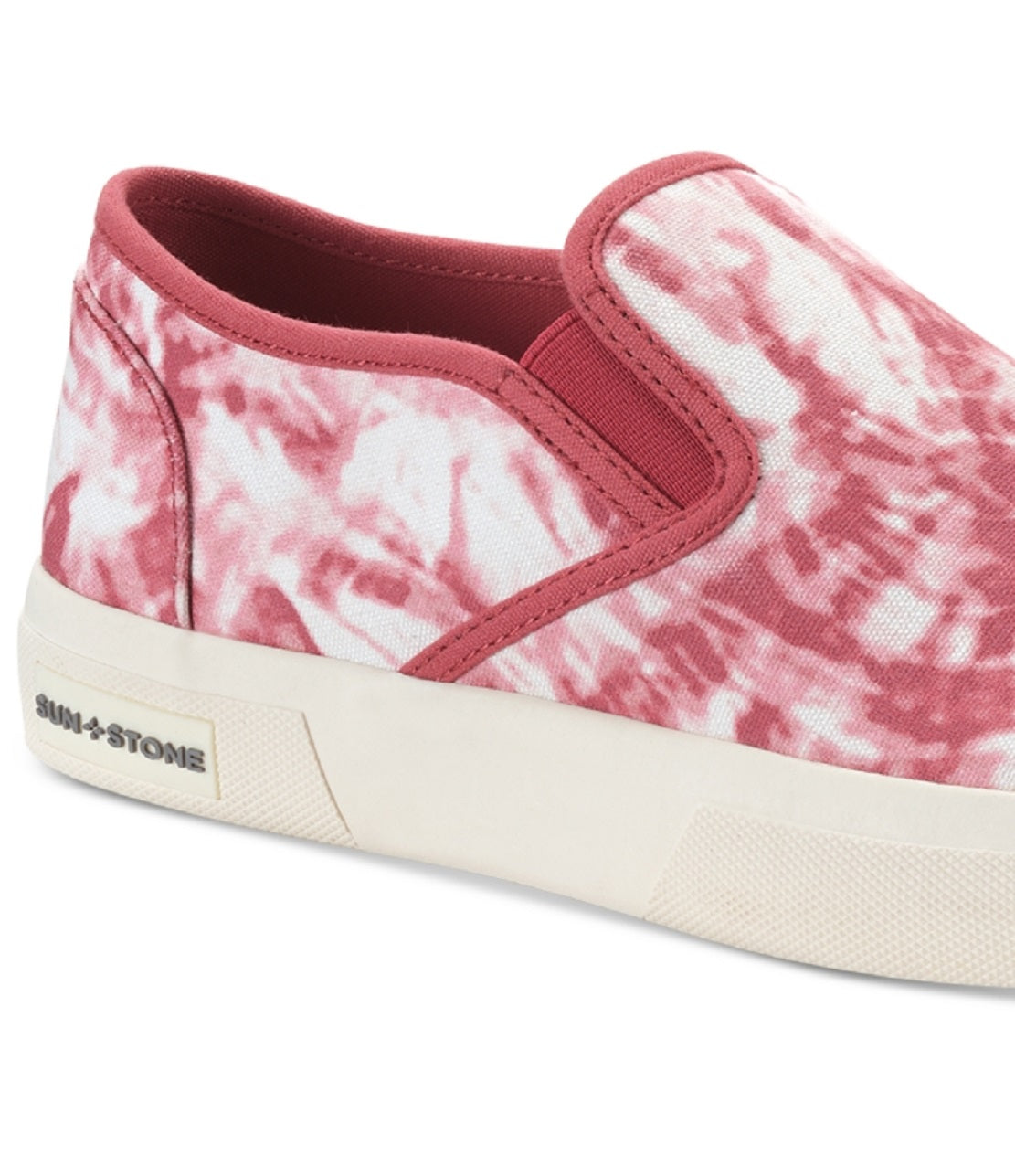 Sun + Stone Men's Reins Slip On Sneaker Shoes Red