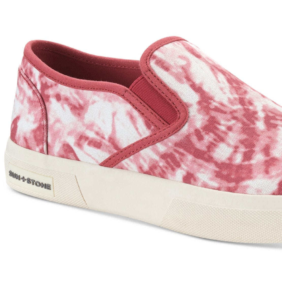 Sun + Stone Men's Reins Slip On Sneaker Shoes Red