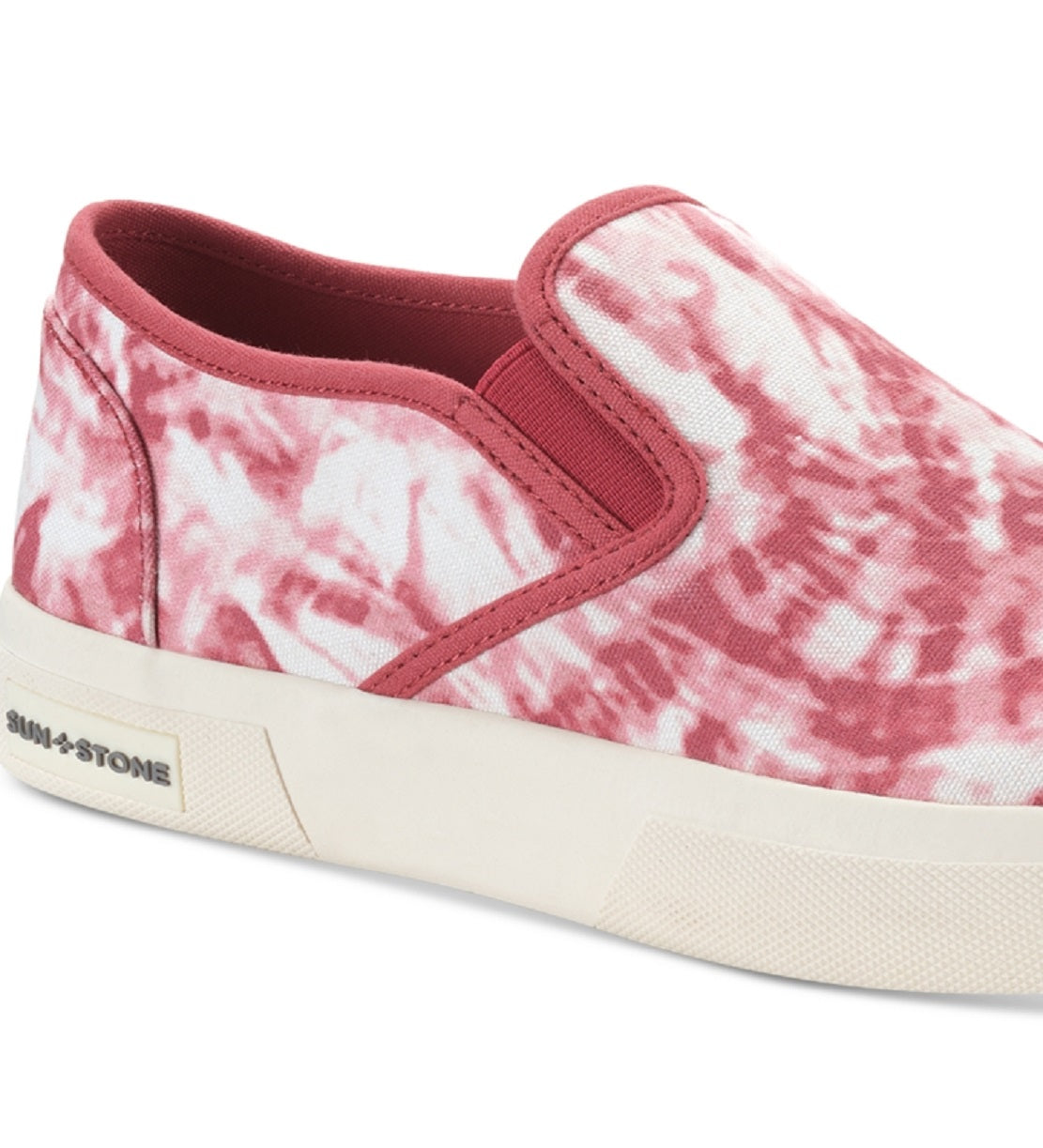 Sun + Stone Men's Reins Slip On Sneaker Shoes Red