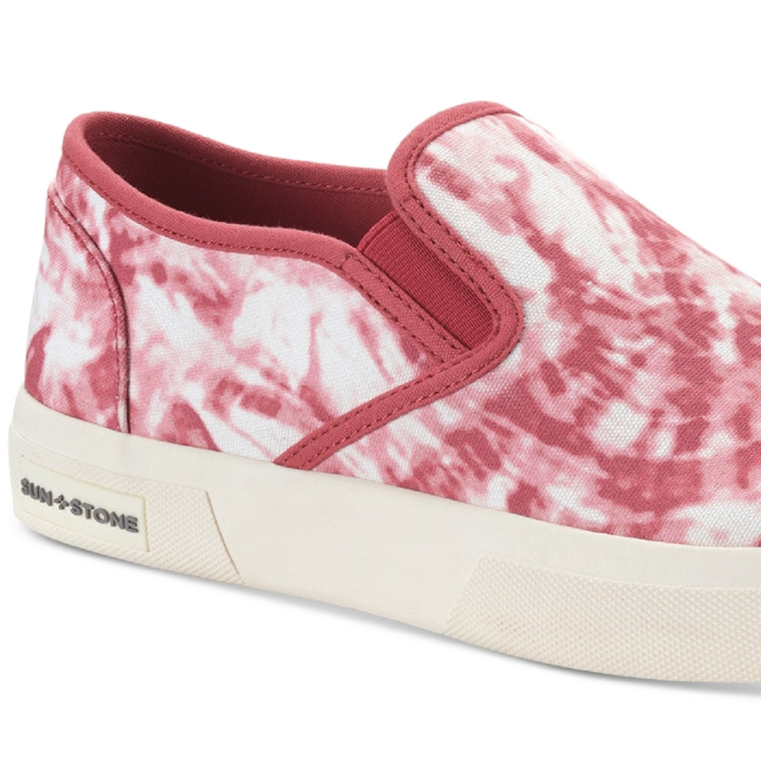 Sun + Stone Men's Reins Slip On Sneaker Shoes Red