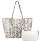 INC International Concepts Women's Zoiey 2 1 Tote White Size Regular
