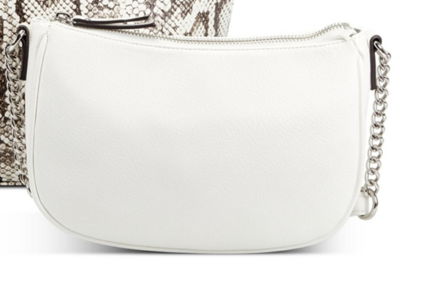 INC International Concepts Women's Zoiey 2 1 Tote White Size Regular